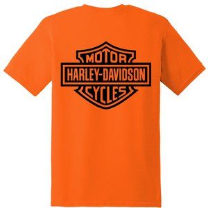 Harley Davidson T-shirt Tee Heavy Cotton GILDAN BRAND Asst Sizes Gift Unisex